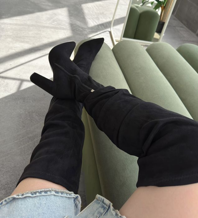 Замшеві ботфорти, 38 і 40 розміри