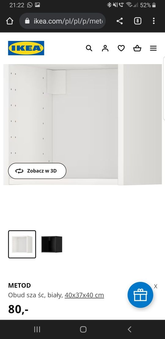 Szafka Bodbyn IKEA