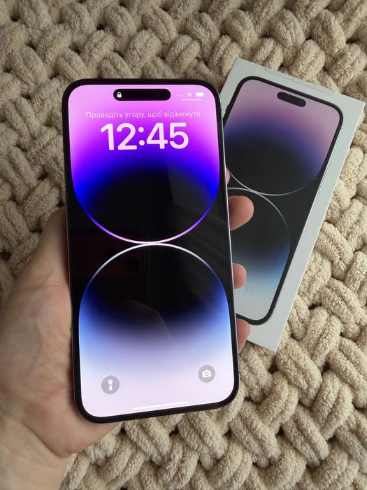 Iphone 14 pro max 256 deep purple esim