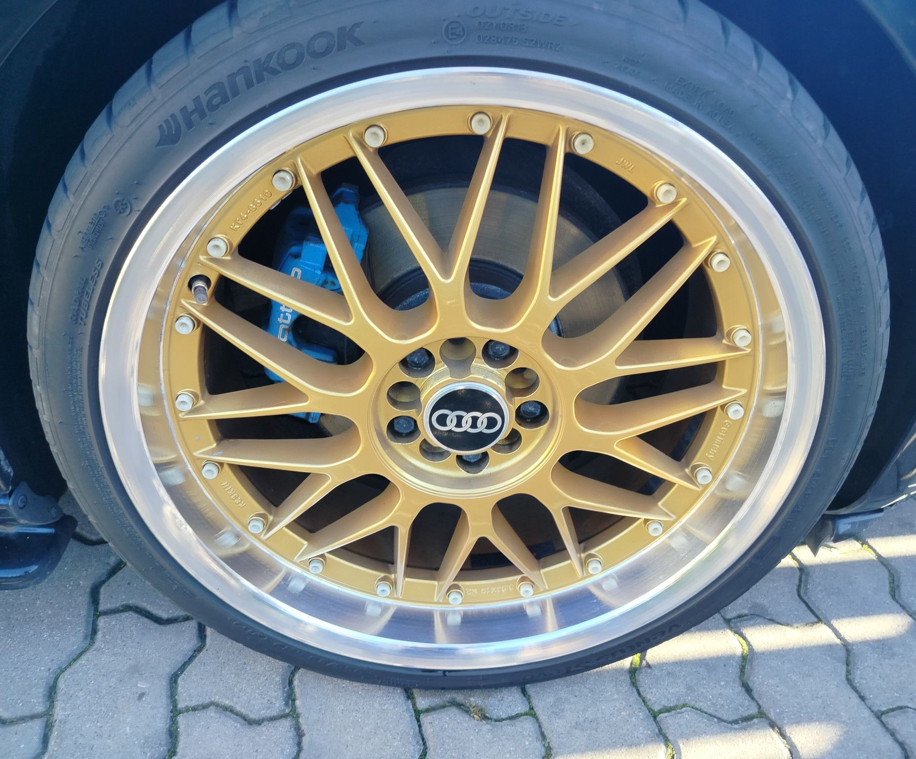 Alufelgi KESKIN 8.5JX19 z oponami Hankook VenstusS1evo3