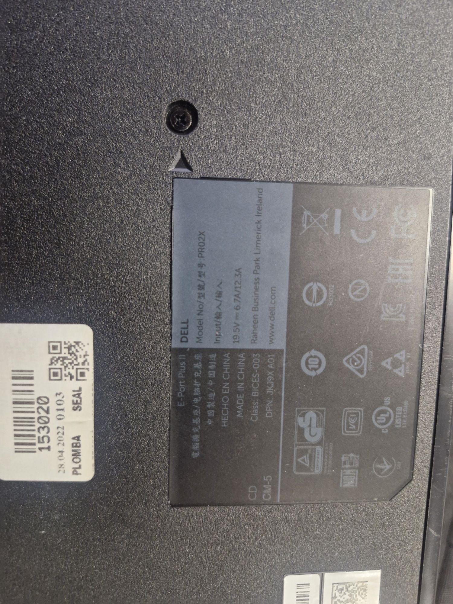 Stacja dokujaca DELL PR02X