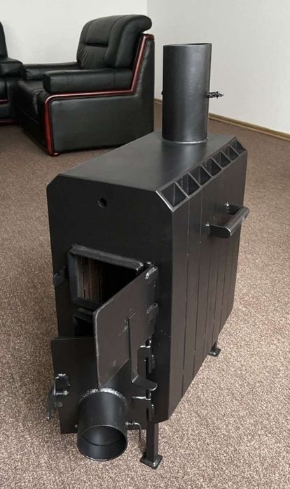 Буржуйка. Піч довготривалого горіння (з водяним контуром)