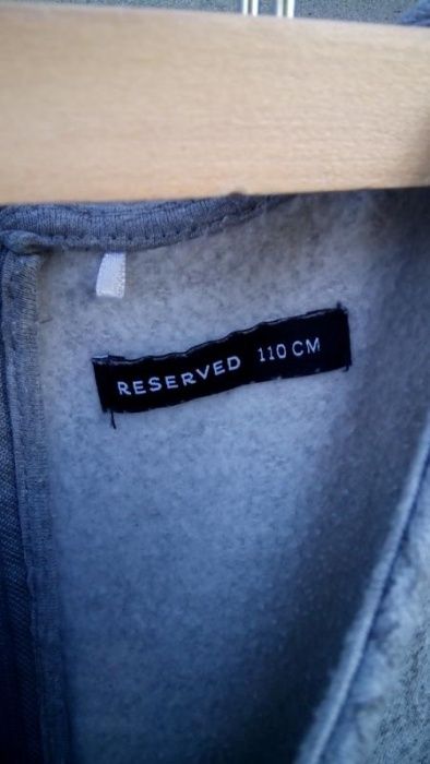 Теплое платье Reserved в зайках р. 104-110.