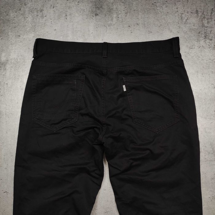 MĘSKIE Eleganckie Czarne Proste Chino Spodnie Levis PREMIUM Materiał