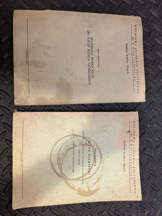 1973 r Wojskowa akademia polityczna podręcznik do nauki niemieckiego