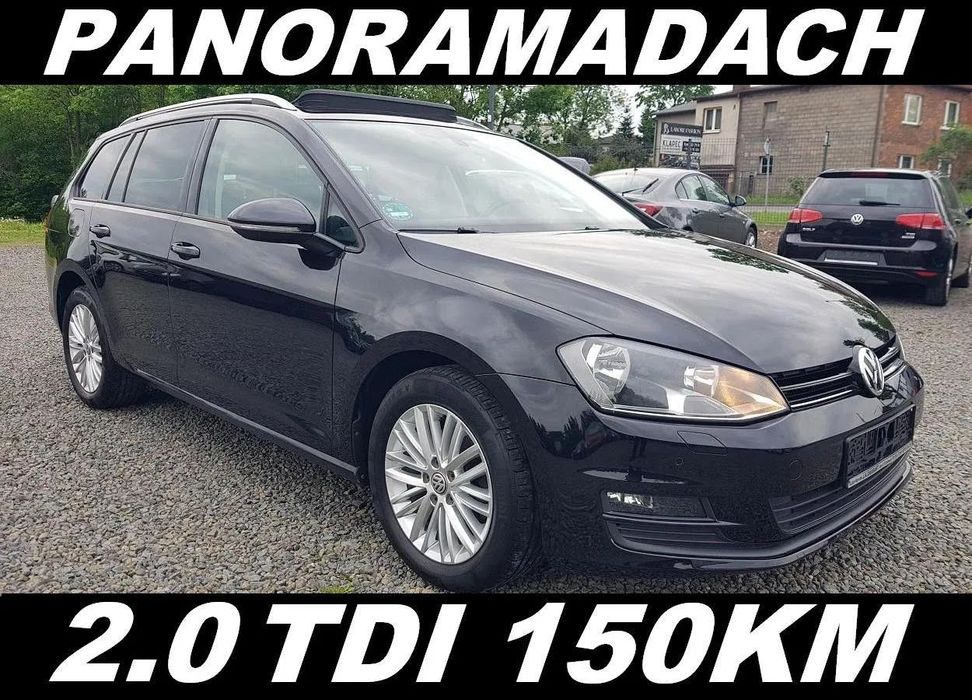 Volkswagen Golf TDI 150KM LOUNGE Mały Przebieg PanoramaDach Hak PDC Gwarancja