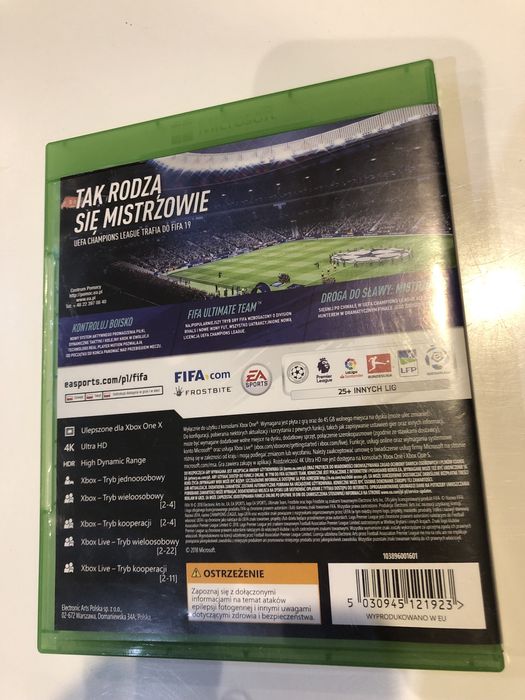 Oryginalna gra FIFA 19 na konsolę XBOX ONE