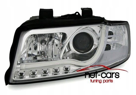 Reflektory Lampy przód AUDI A4 B6 8E TUBE LIGHTS NEON C