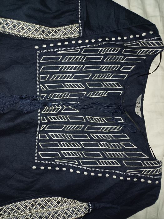 Блузка вишиванка 46 Німеччина Льон