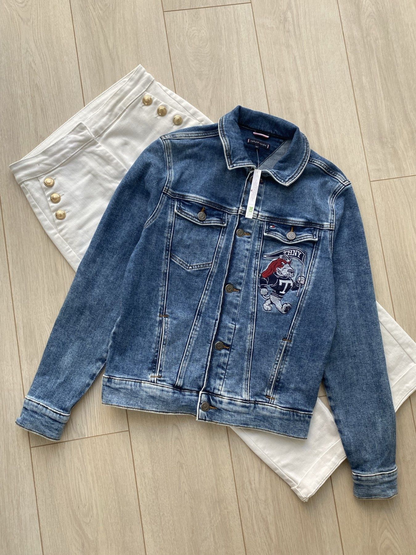 Tommy hilfiger джинсова куртка, джинсовый пиджак, джинсовка