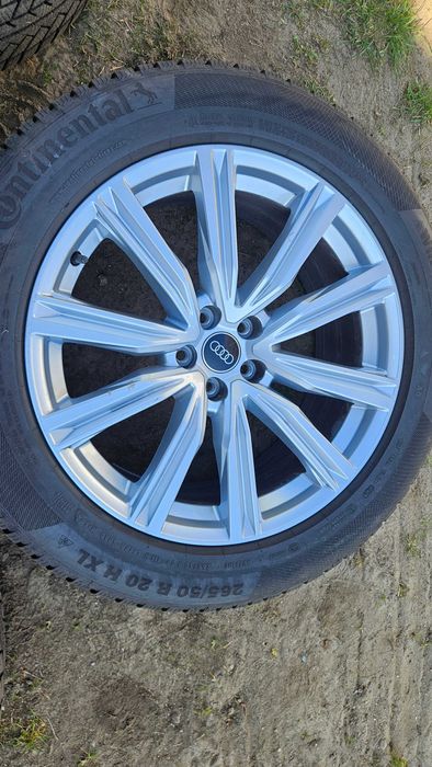 audi q8 q7 felgi 20 cali 265/50/20 zimowe continental xl