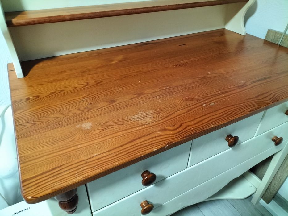 Drewniana komoda toaletka przewijak