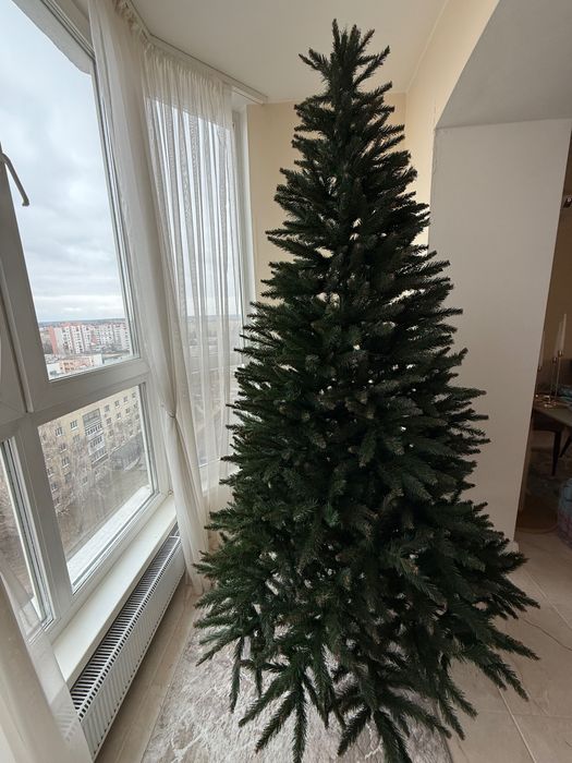 Ялинка штучна зелена, матеріал ПВХ