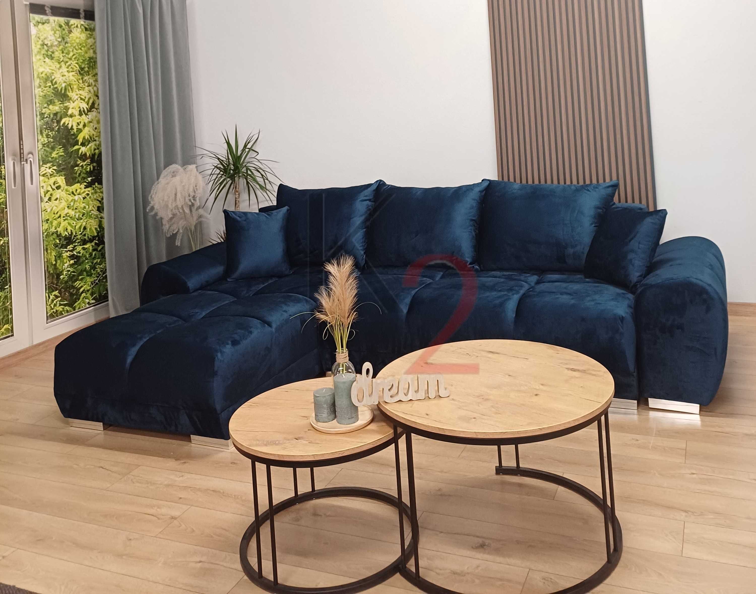 Narożnik Alaska, pikowana sofa, USB kanapa, gratis,