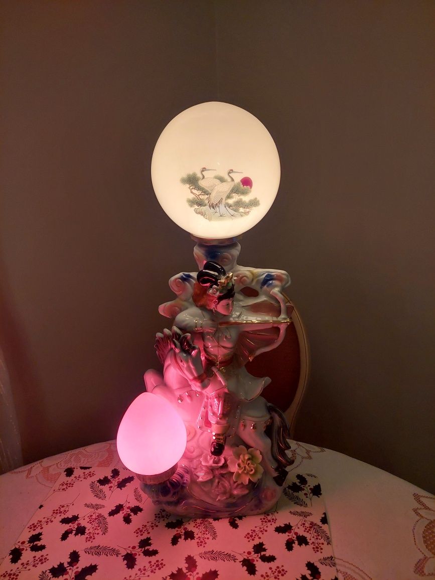Lampa porcelanowa styl japoński
