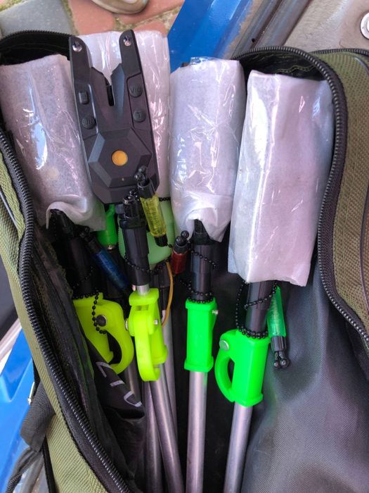 Вудилища коропові, котушки, кораблик,сигналізатори коропова риболовля