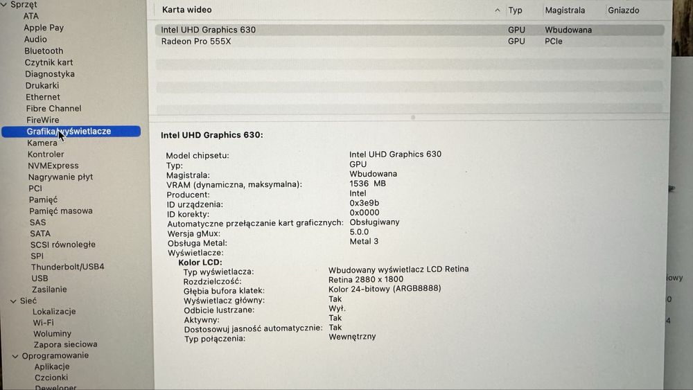 Apple Macbook Pro 15  i7 32GB  Touch Bar w ładnym stanie .