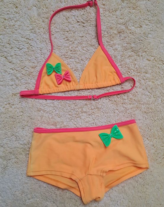 Strój kąpielowy bikini 122 żółty