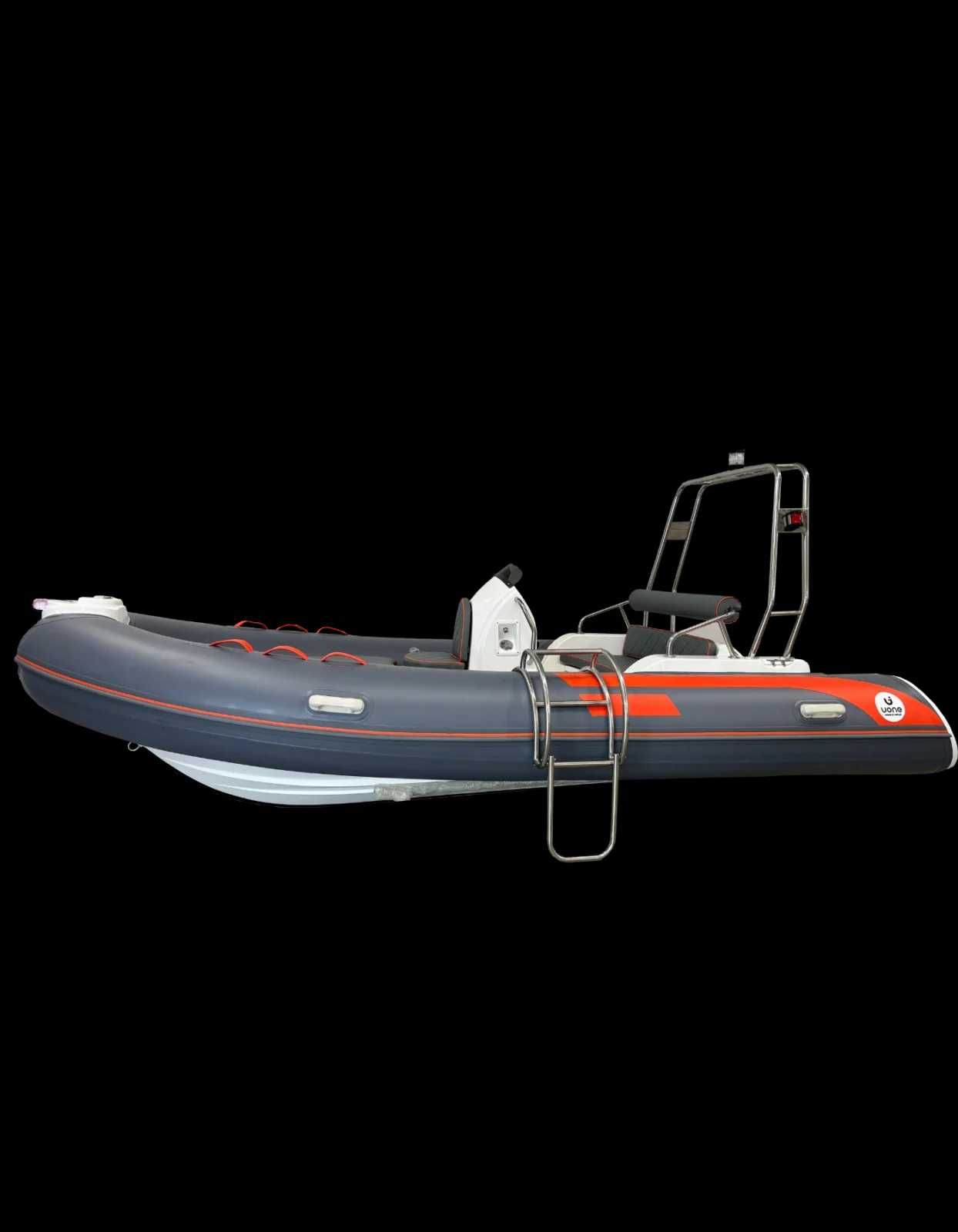 Łódź motorowa typu RIB UONE-430 LUX ! Dostępna od reki !