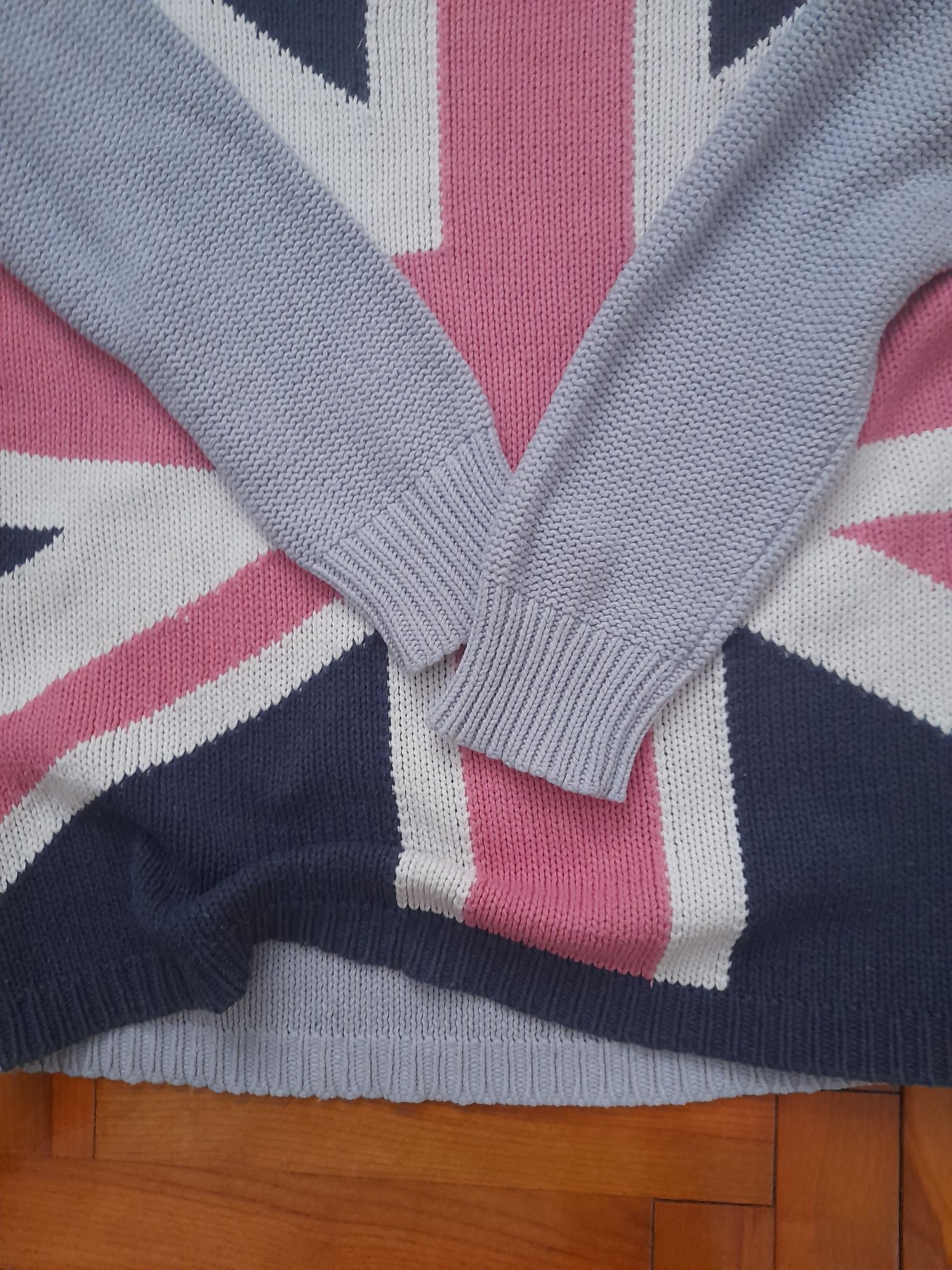Sweter Liebingsstick l z angielską flagą  40