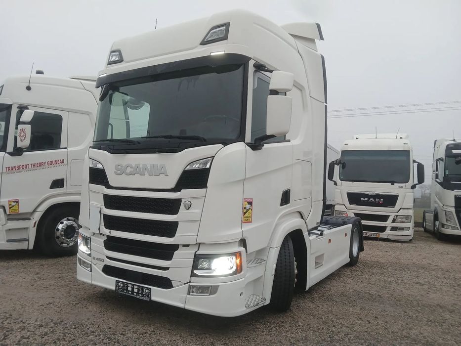 Scania R 450, Pełna opcja, Przód i tył poduszka, Sprowadzona