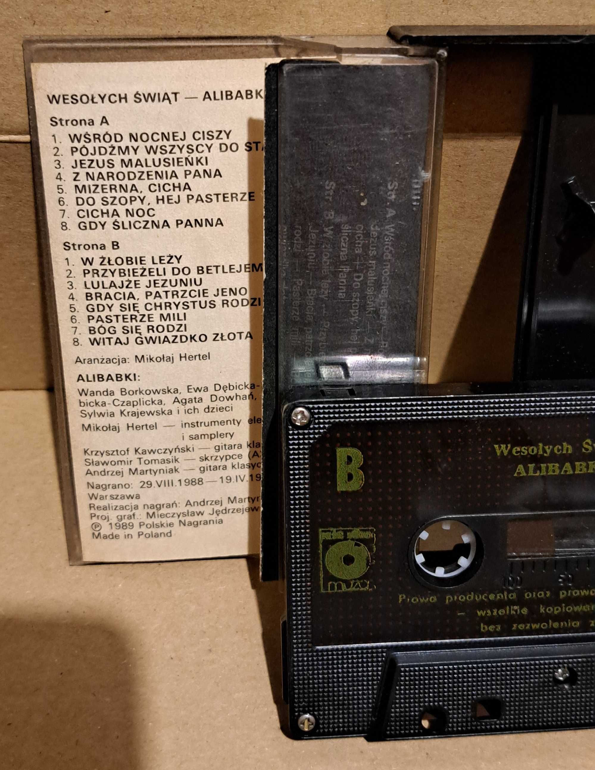 Wesołych Świąt ALIBABKI kaseta audio Retro Vintage