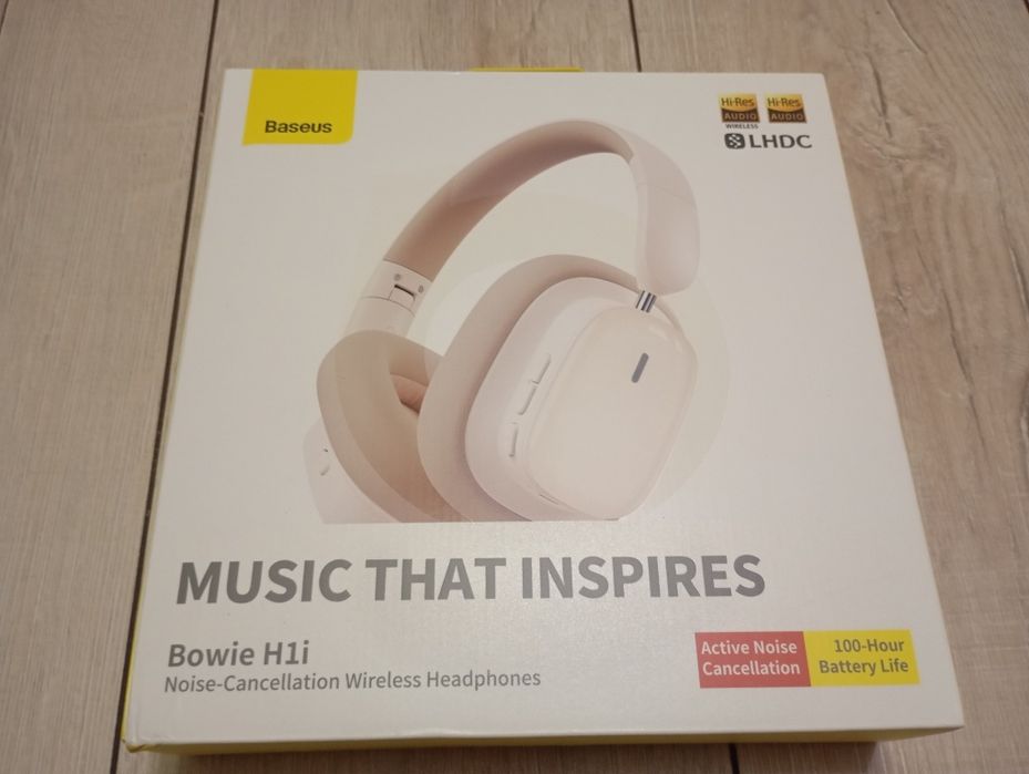 Игровые наушники Baseus Bowie H1i, Bluetooth 5.3, ANC, Hi-Res, 38 дБ