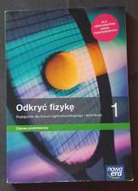 Podręcznik Odkryć Fizykę do klasy I liceum i technikum.