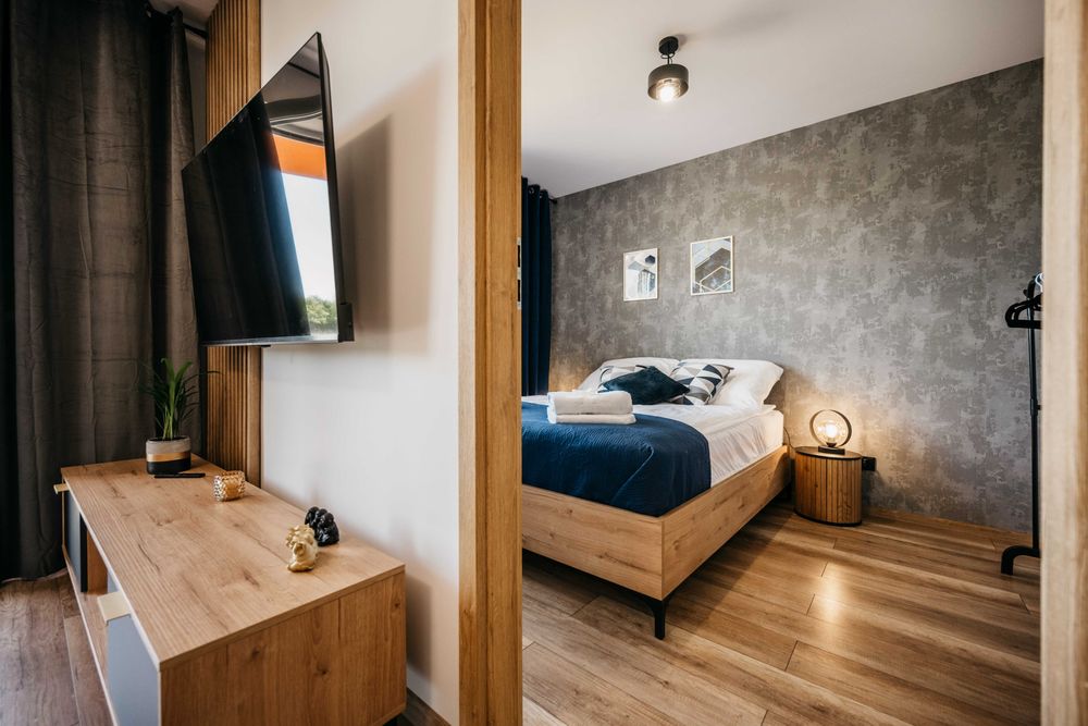 Apartament Mieszkanie na Doby 2 pokoje z ogródkiem, noclegi Ostrów