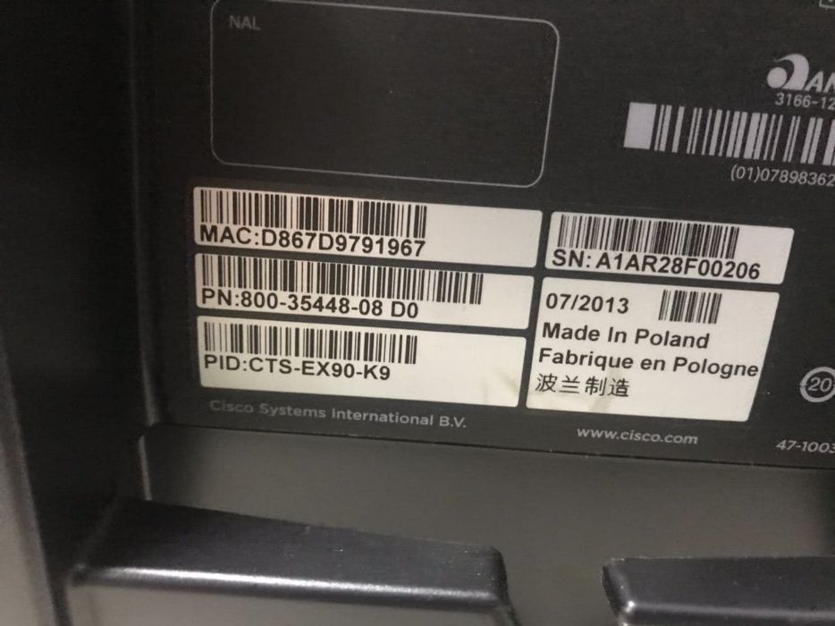Видеотерминал Cisco EX90 (CTS-EX90-K9) Telepresence