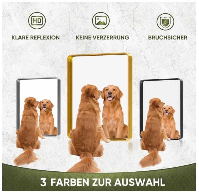 Wiszące lustro 60x90cm w metalowej ramie kolor złoty