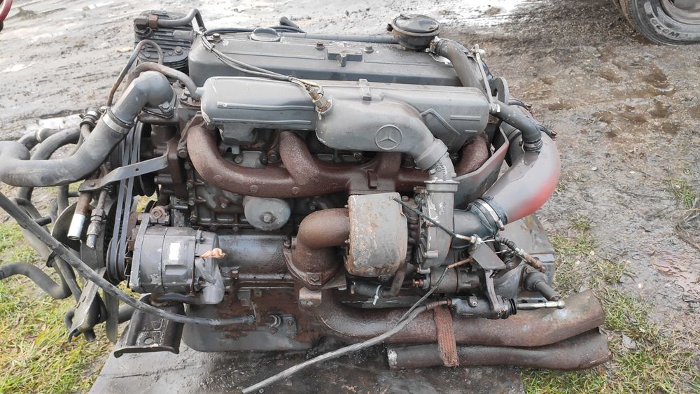 Мотор Двигун 6.0 TD турбо дизель ОМ 366A Mercedes 817 навесное, КПП