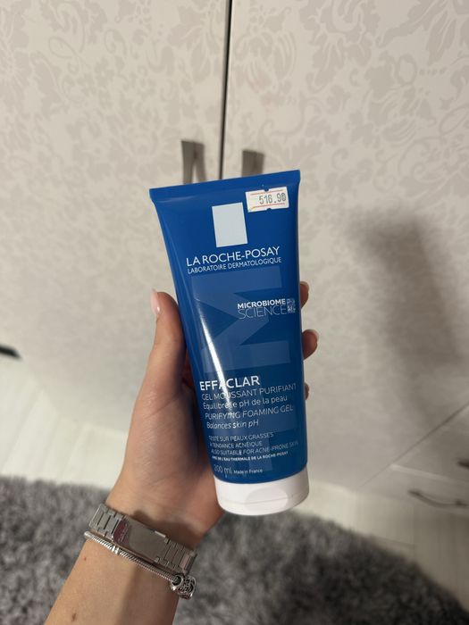 Гель-мус для очищення проблемної шкіри la roche-posay effaclar+m