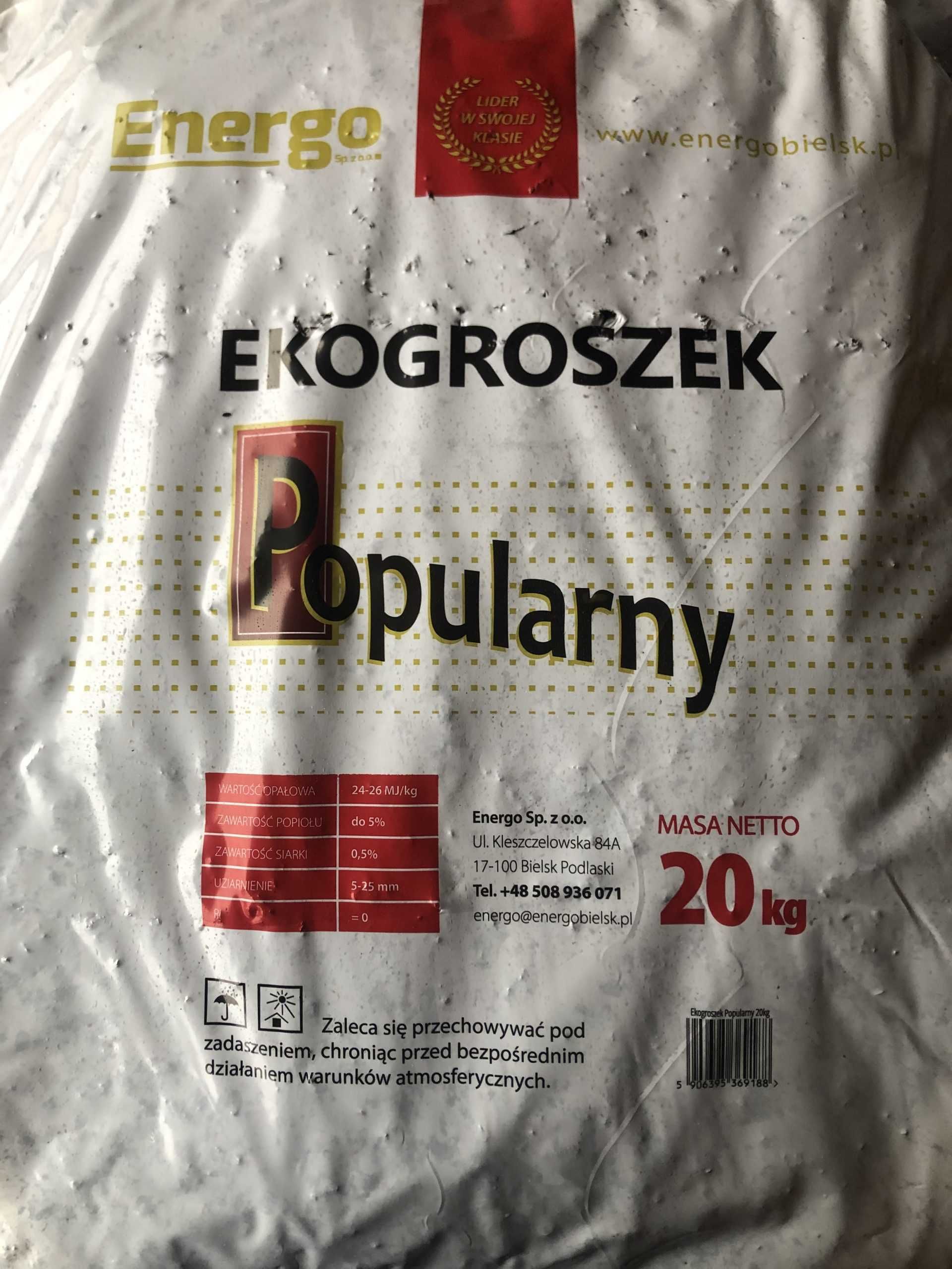 Eko groszek "Popularny" w workach 25kg - 40zł