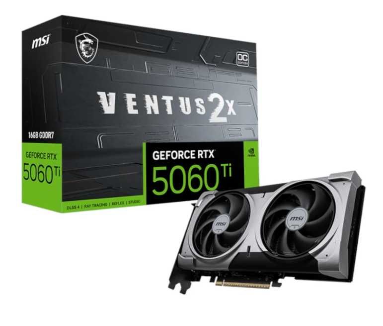 MSI RTX 5060 Ti VENTUS 16GB GDDR7 Recondicionada|12M Garantia|Fatura