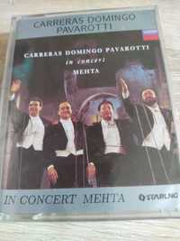 Carreras Domingo Pavarotti Trzej tenorzy kasety