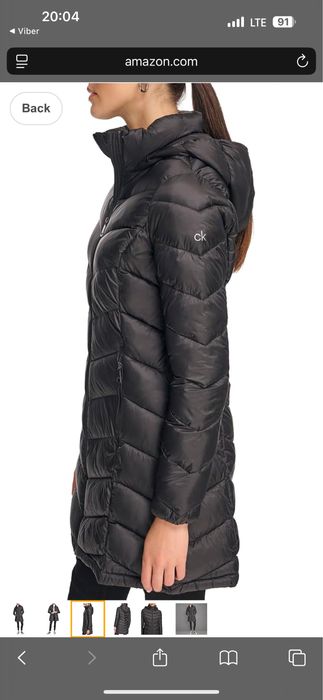 Куртка жіноча Calvin Klein, розмір S, проліт з розміром