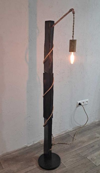 Торшер в стиле Loft. Напольный светильник. Ручная работа. Handmade