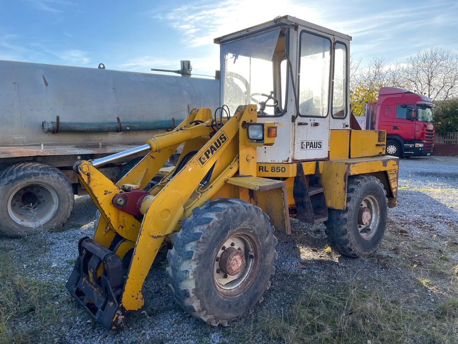 Paus RL850, 2 łyżki, widły  Sprawna 100%