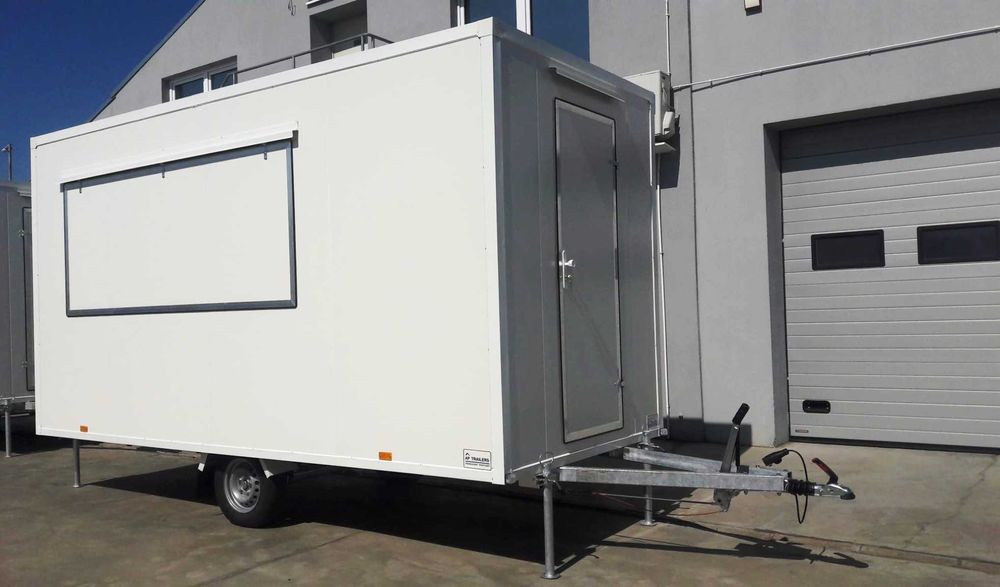 Przyczepa 4,5m x 2m NOWA Handlowa Gastronomiczna