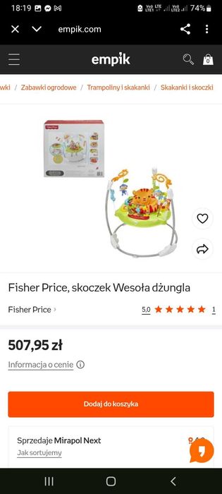 Skoczek dla dziecka