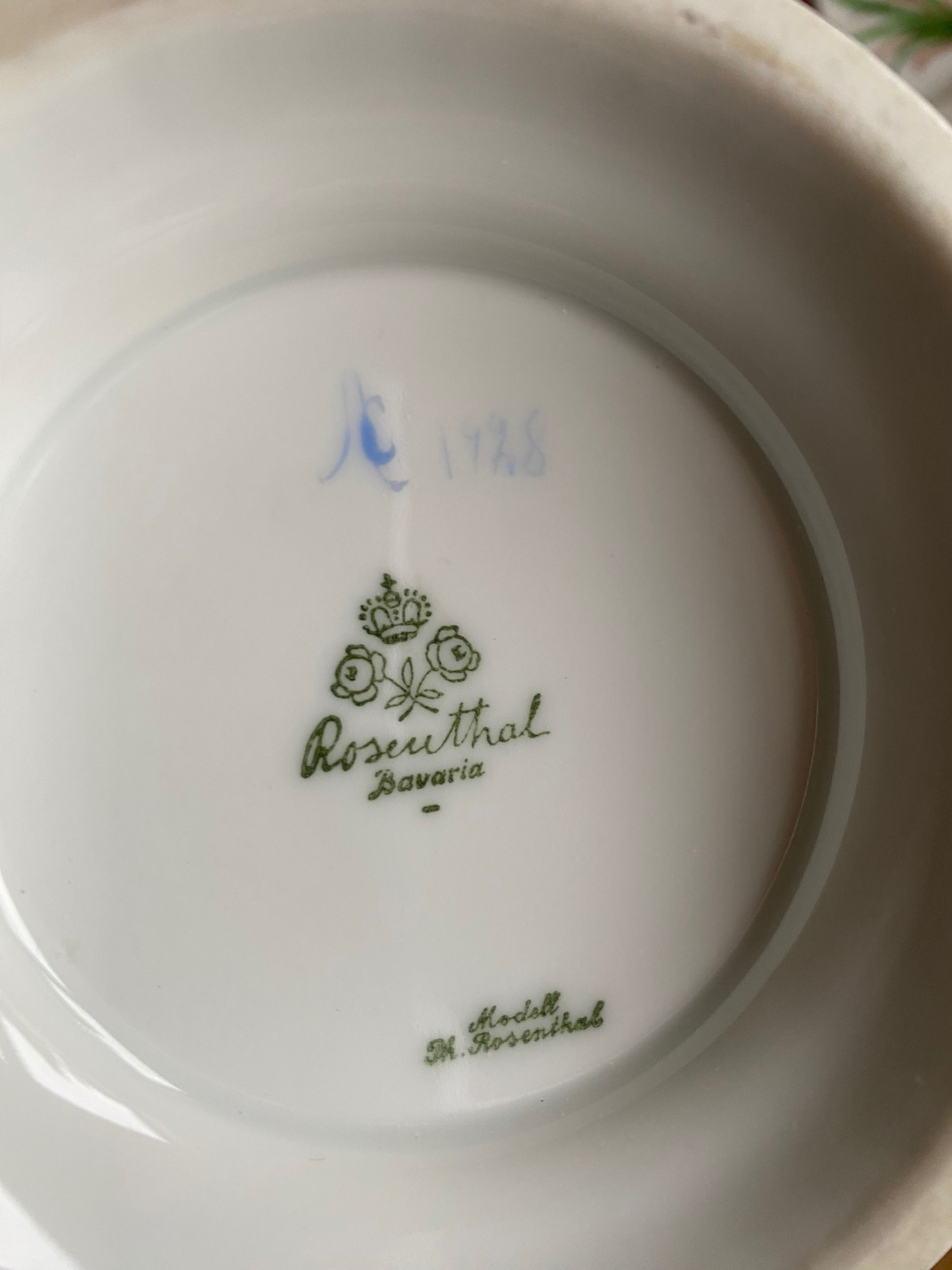 Чайная кофейная тройка Rosenthal Германия.