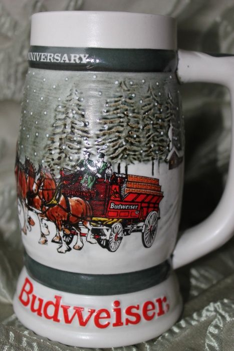 vintage kufel budweiser