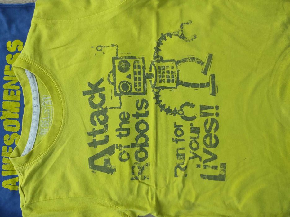 T-shirty chłopięce r.104 2 sztuki