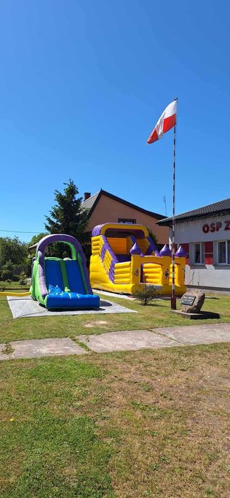 wynajem, dmuchaniec, dmuchana zjeżdżalnia, animacje, piknik, festyn