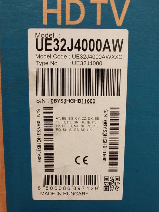 TV Samsung com ecrã partido - para peças