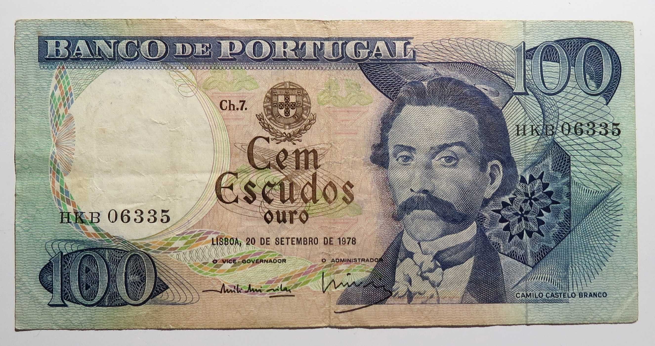 Portugal - 2 Notas de 100 Escudos 1978 - QBelas