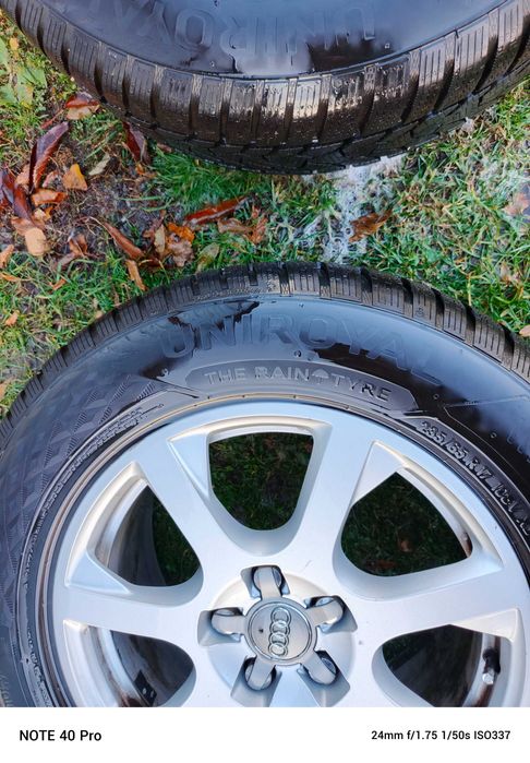 Koła do audi Q5 alufelgi wraz z oponami 235/65/r17. Opony z 2024r