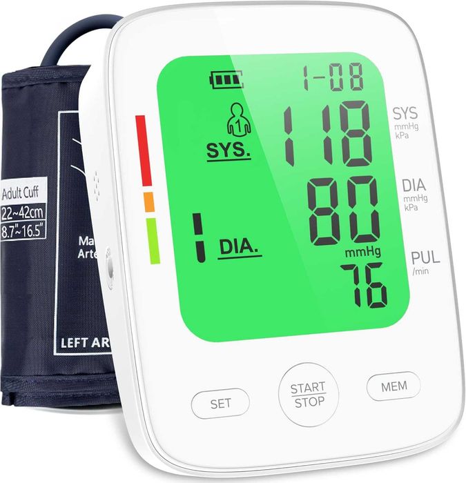 Ciśnieniomierz medyczny, cyfrowy wyświetlacz LCD