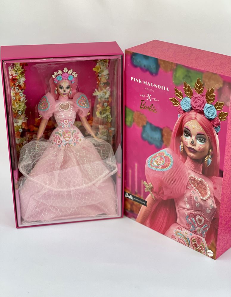 2023 Barbie Dia De Muertos Pink Magnolia Collector Doll